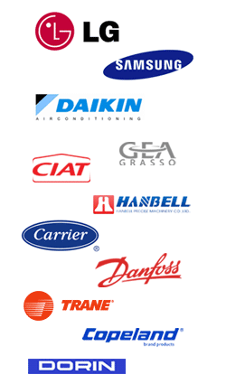 Airconditioner supplier logos